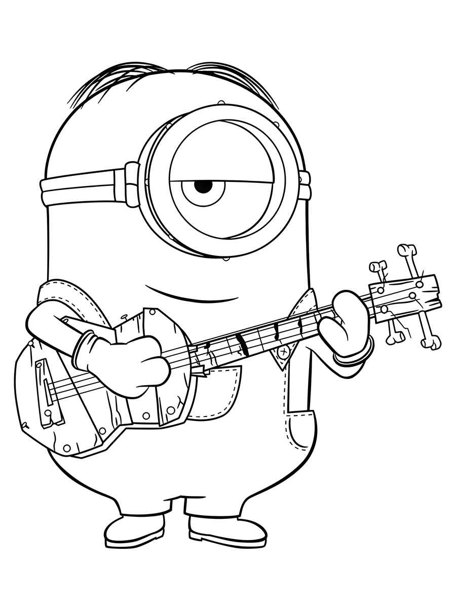 minions para colorir 32