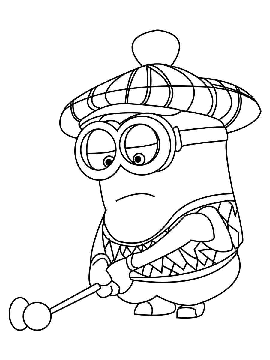 minions para colorir 43