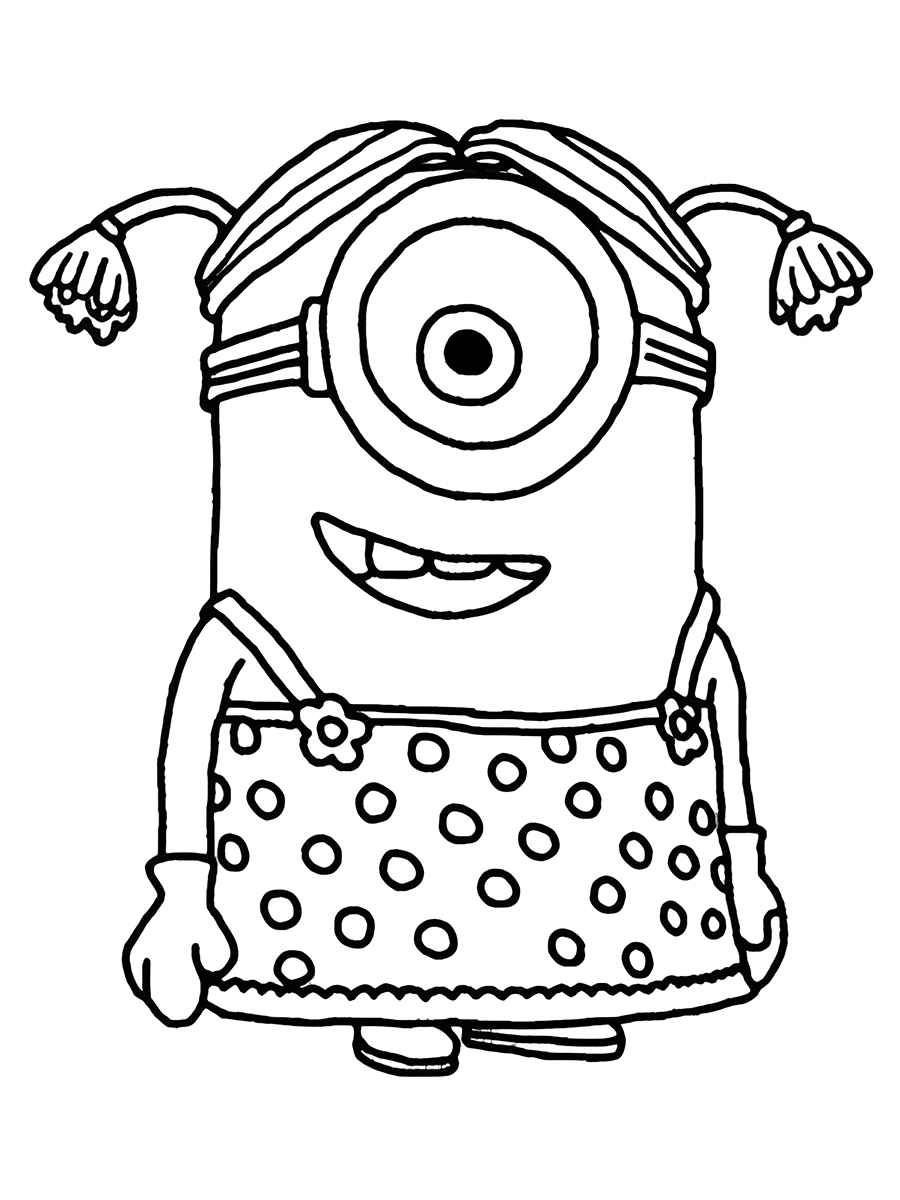 minions para colorir 45