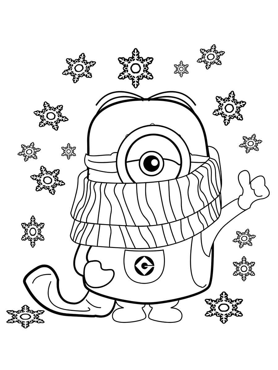 minions para colorir 49