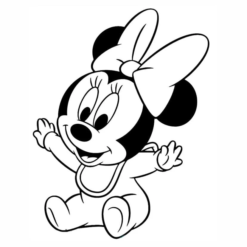 minnie para colorir baby.jpg