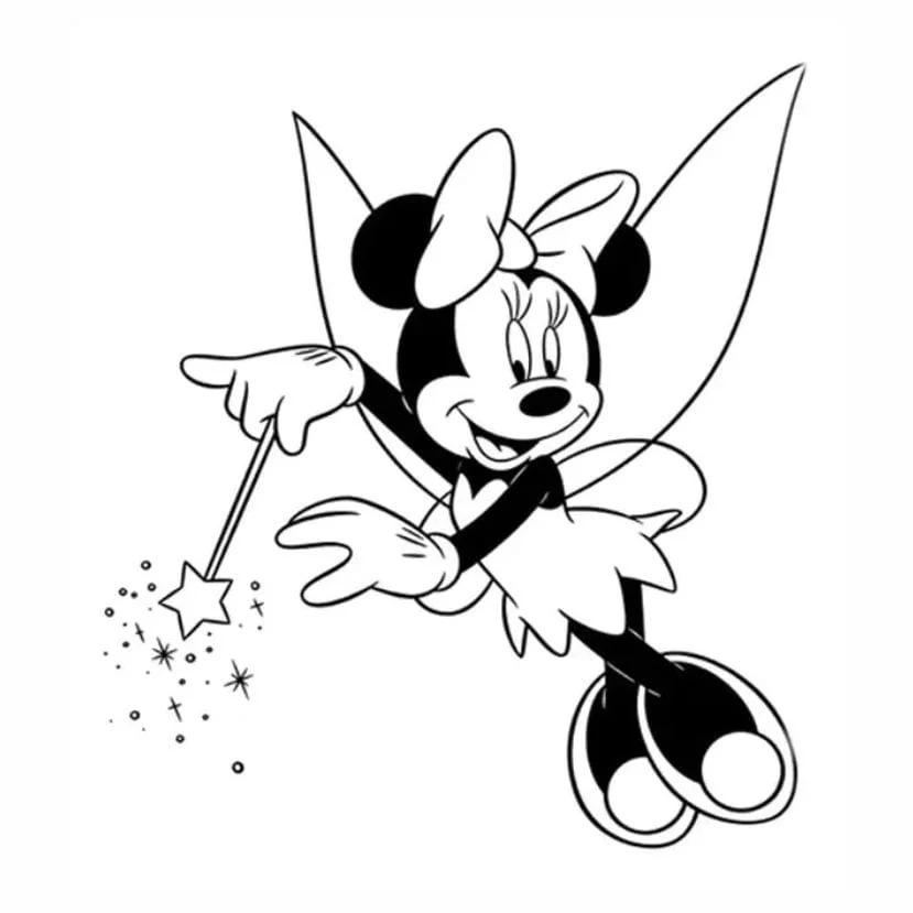 minnie para colorir fada.jpg