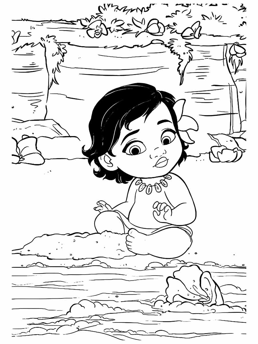 moana para colorir 21