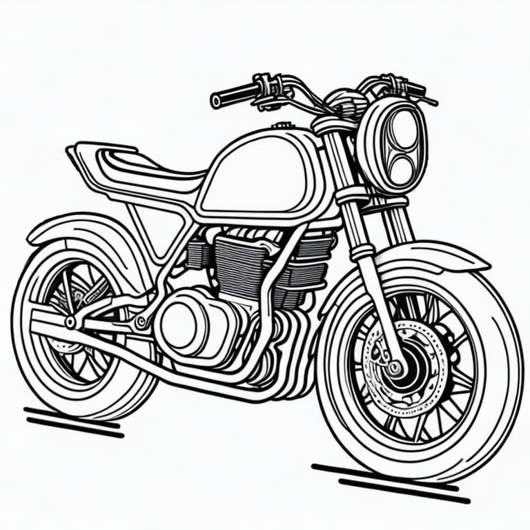 moto para colorir 10