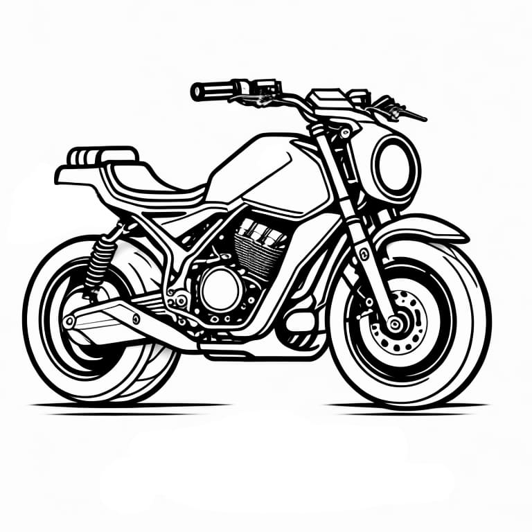 moto para colorir 19