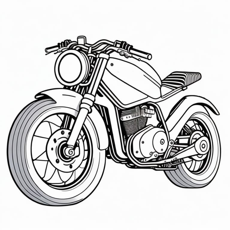 moto para colorir 20