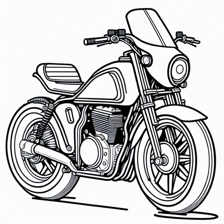 moto para colorir 9