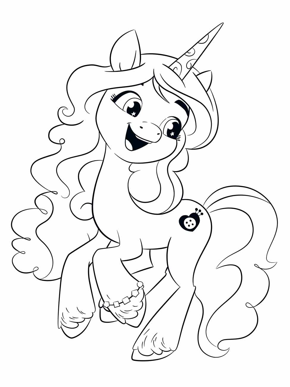 my little pony izy moonbow para colorir 2