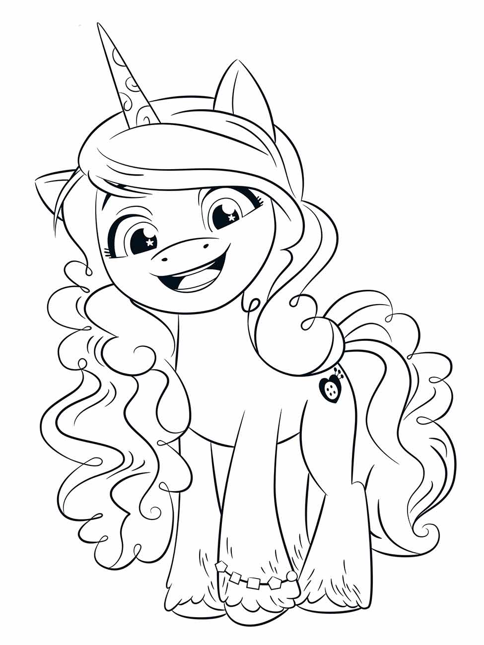 my little pony izy moonbow para colorir 4