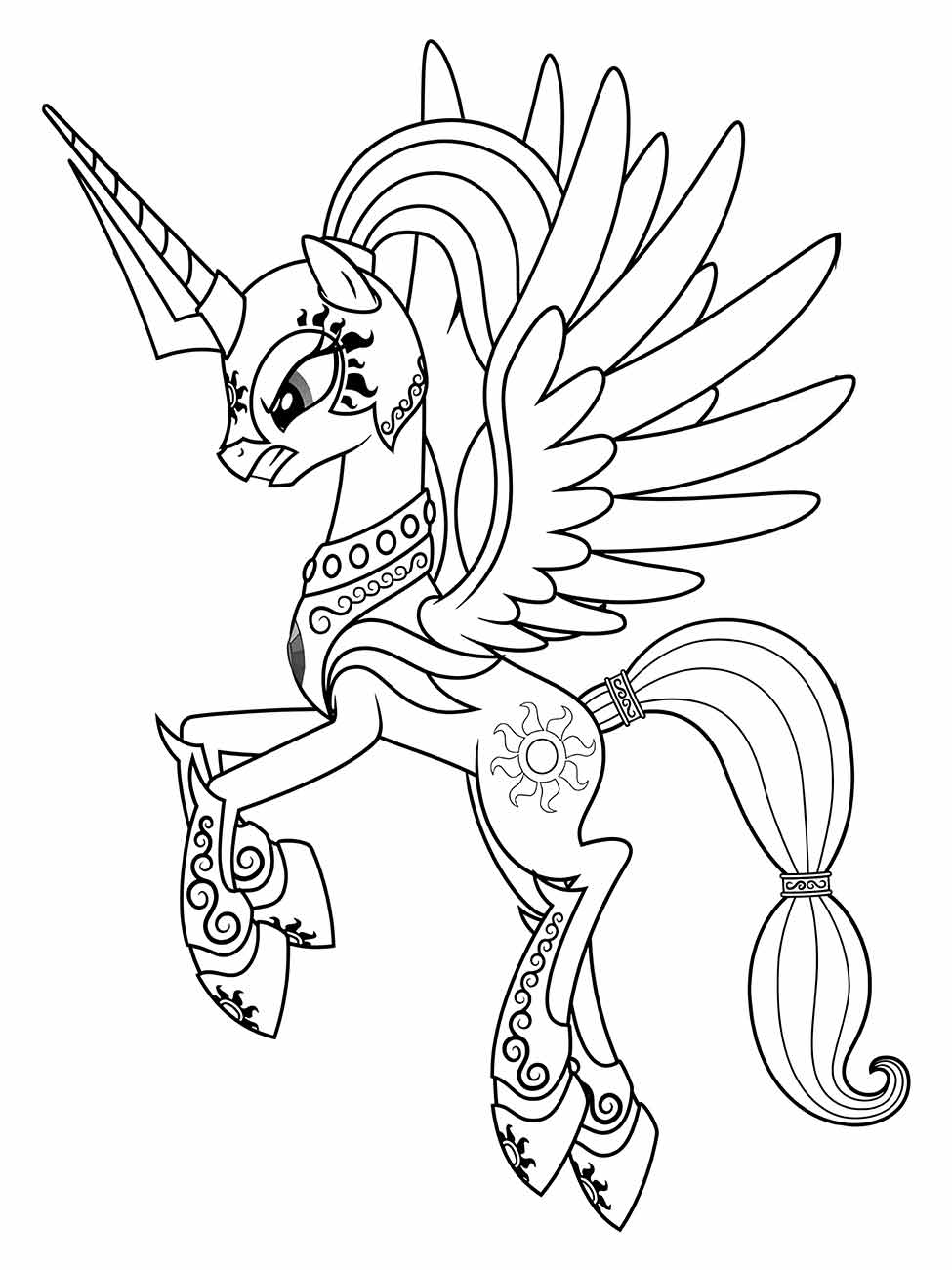 my little pony para colorir 12