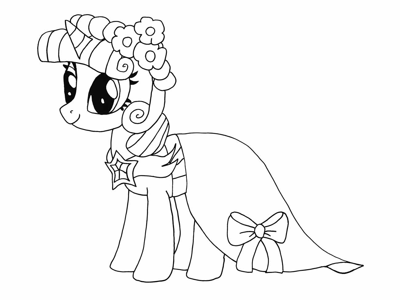 my little pony para colorir 18