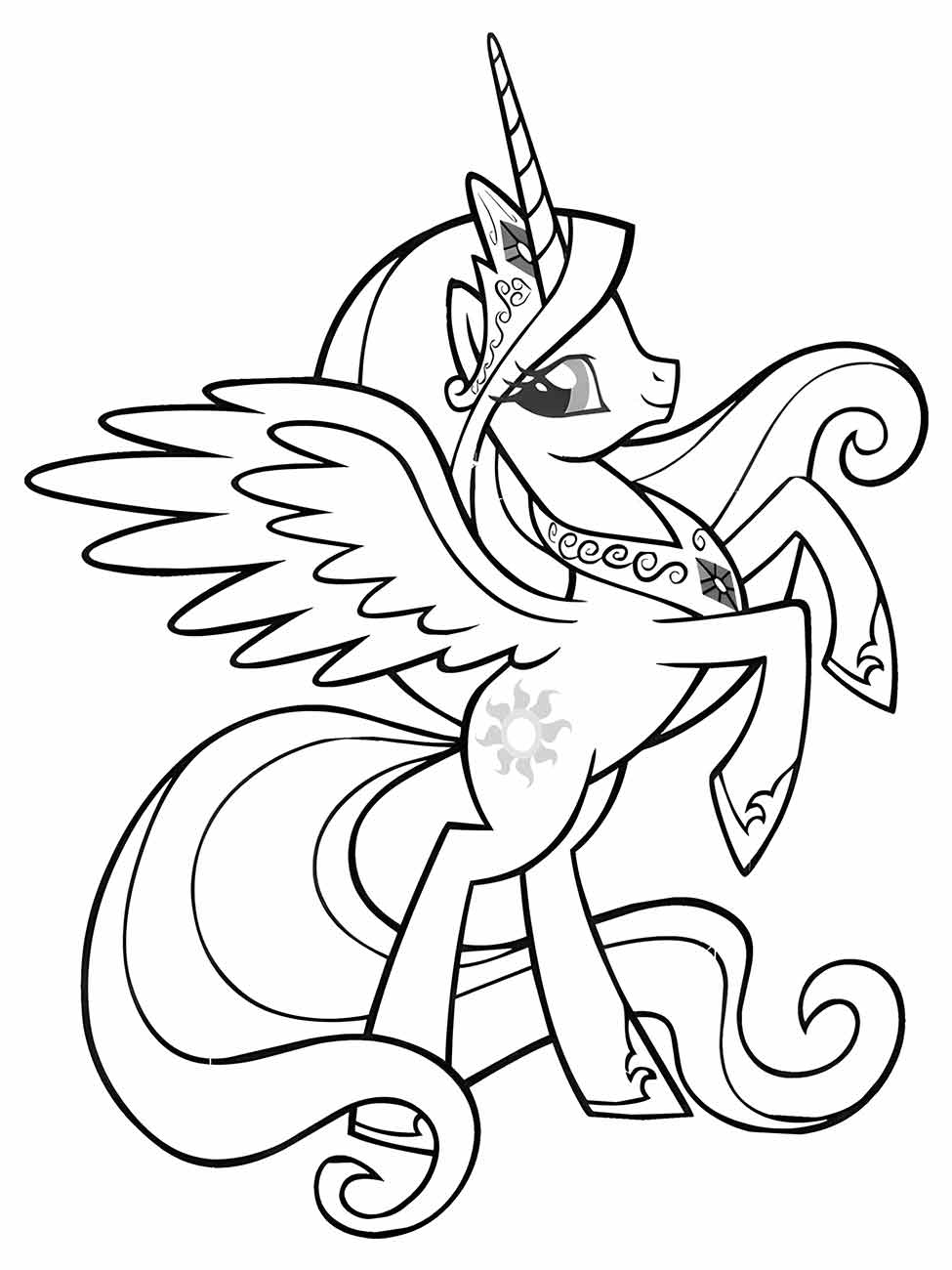 my little pony para colorir 7