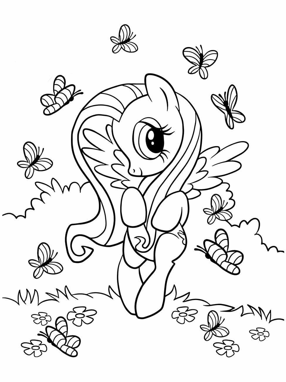 my little pony para colorir 8