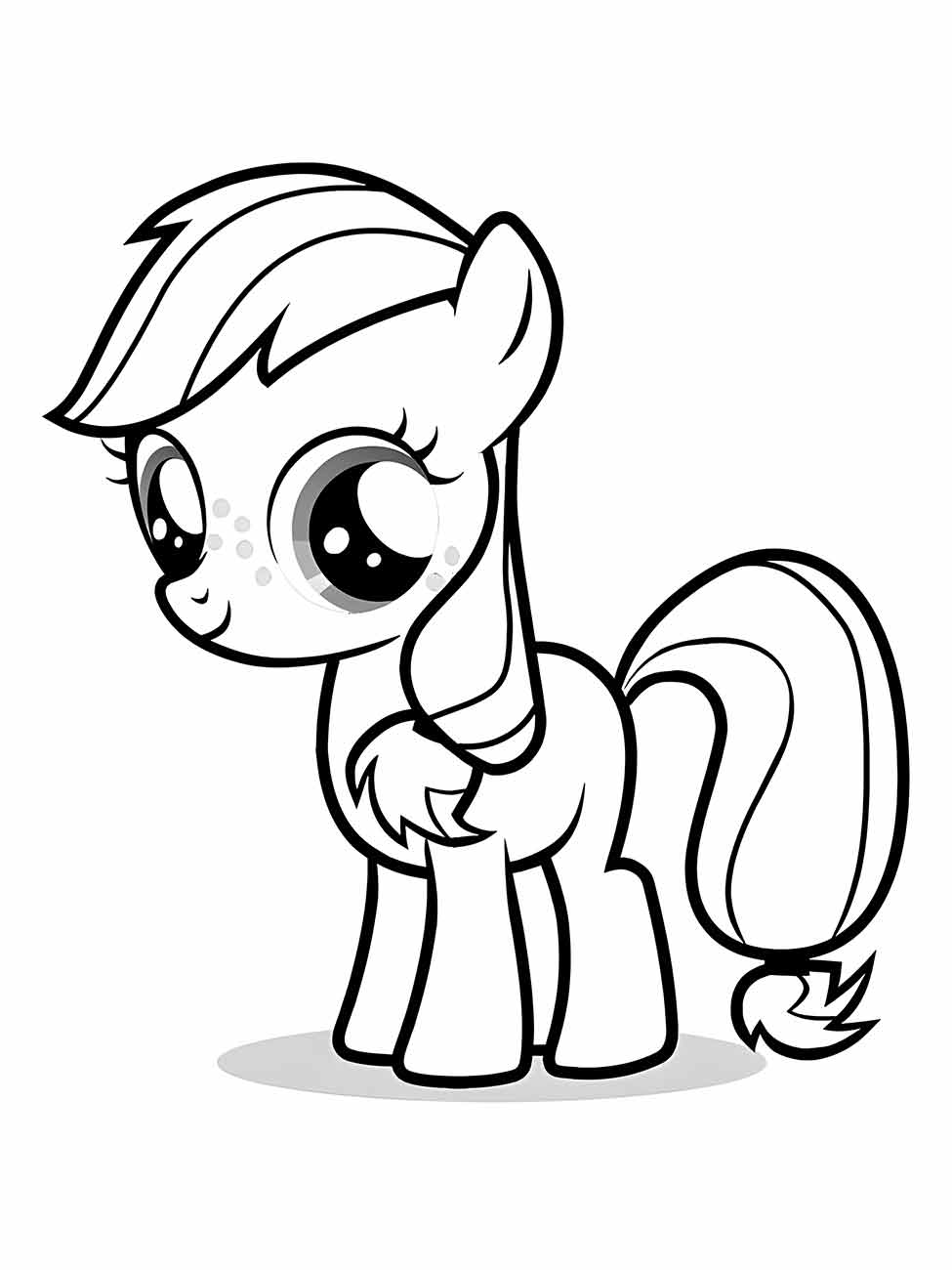 my little pony scootaloo para colorir