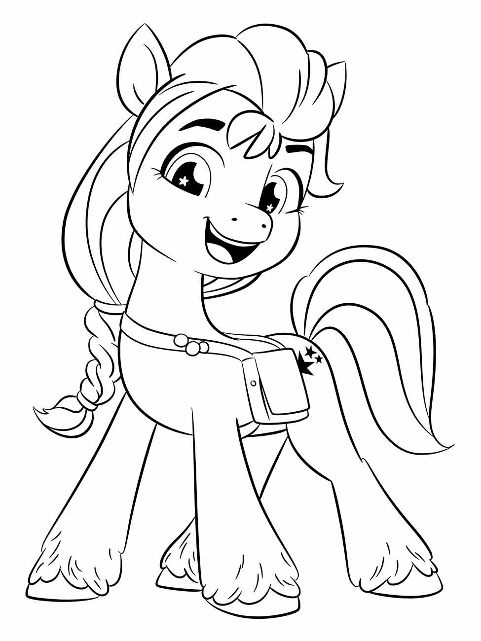 my little pony sunny starscout para colorir