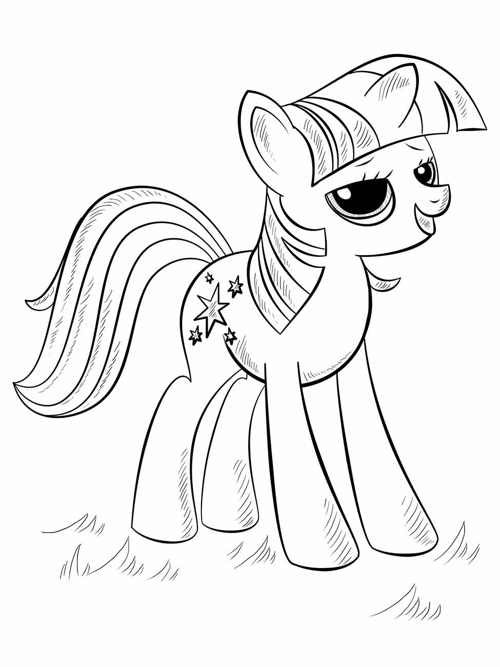 my little pony twilight sparkle para colorir 1