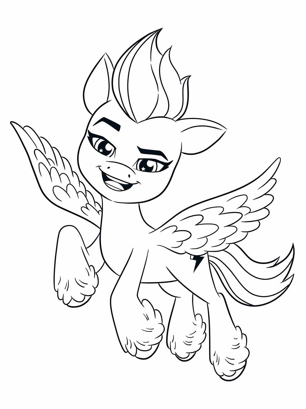 my little pony zipp storm para colorir 2