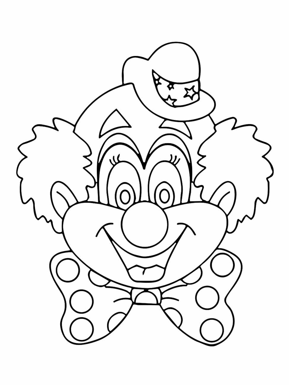 palhaco para colorir 19