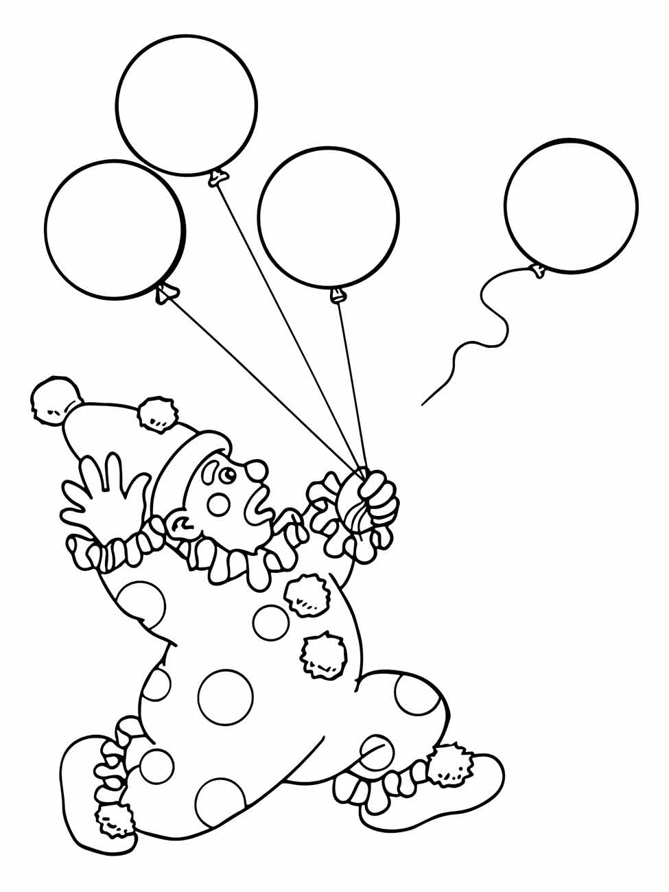 palhaco para colorir 52