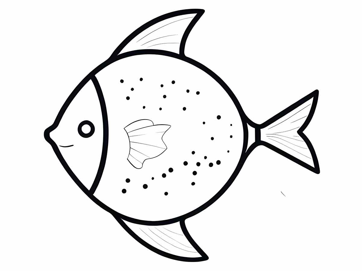 peixe desenho para colorir