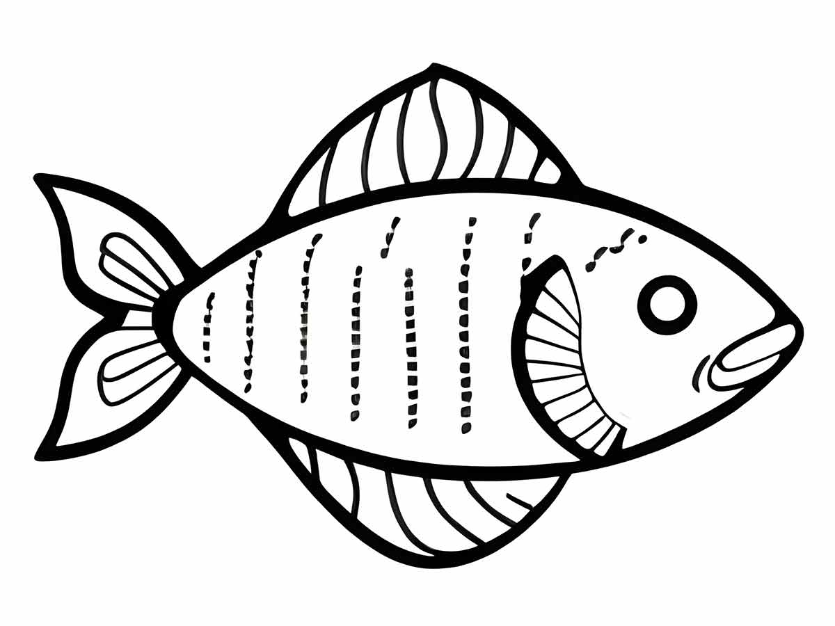 peixe para colorir 3