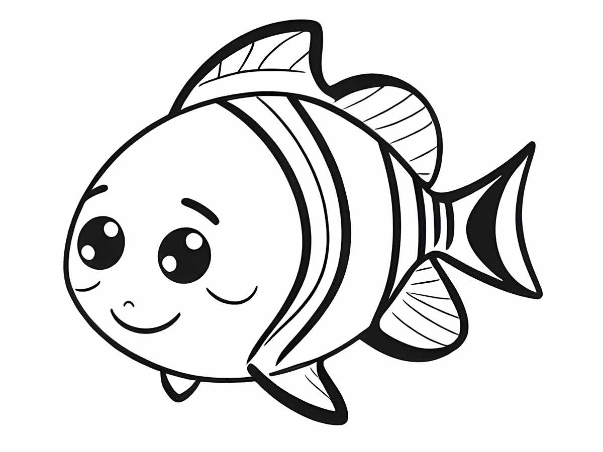 peixes para colorir 20