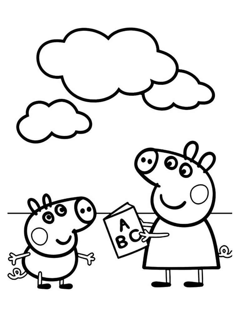 peppa pig para colorir 14