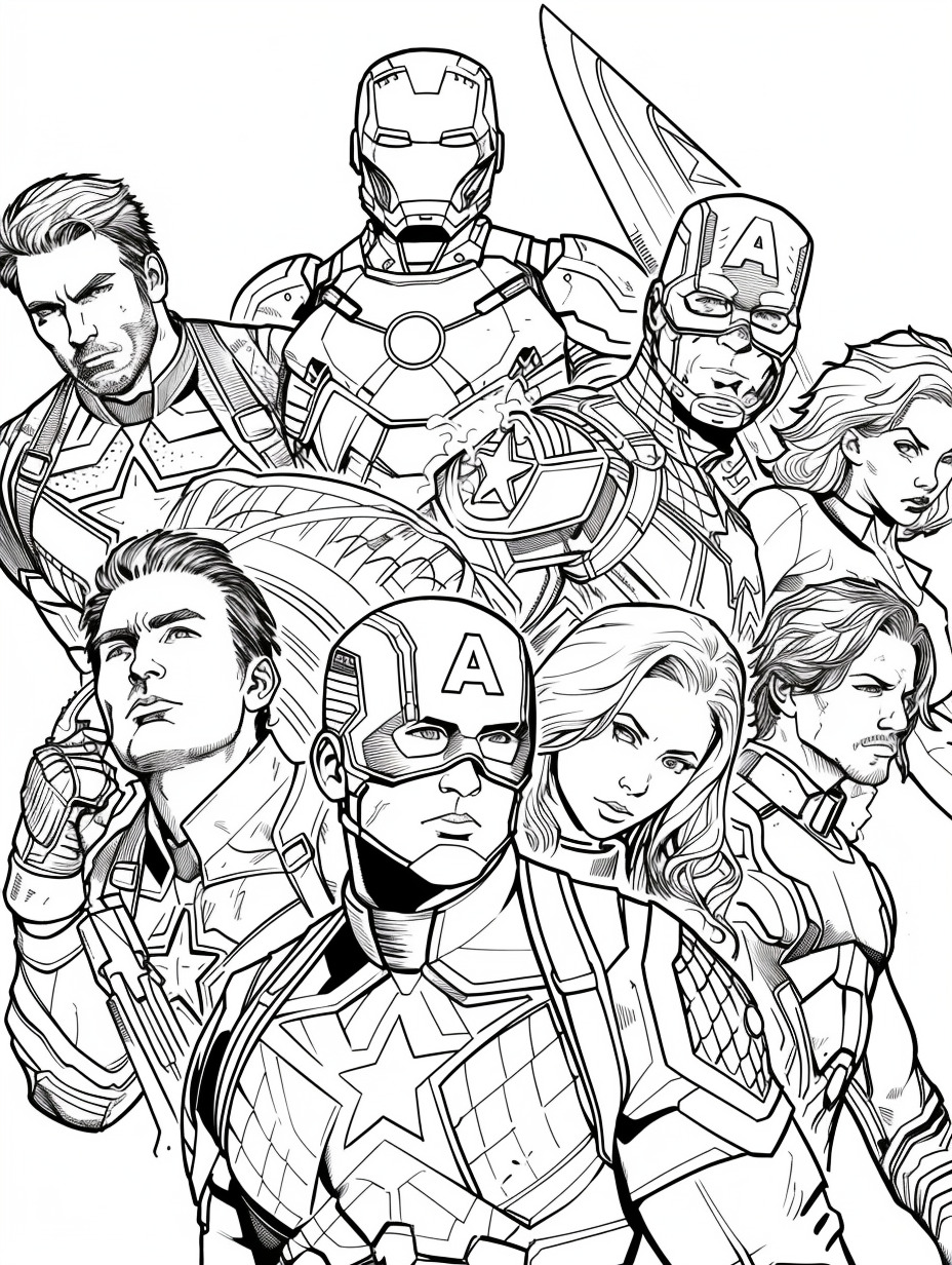 Avengers para colorir (10)