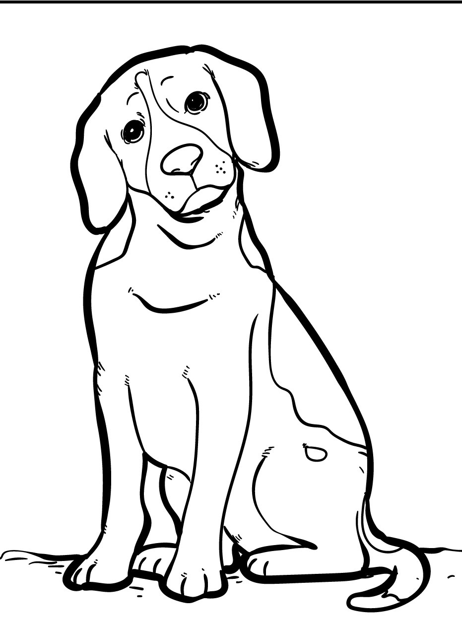 Cachorro para colorir (25)