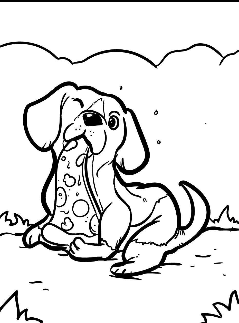 Cachorro para colorir (30)