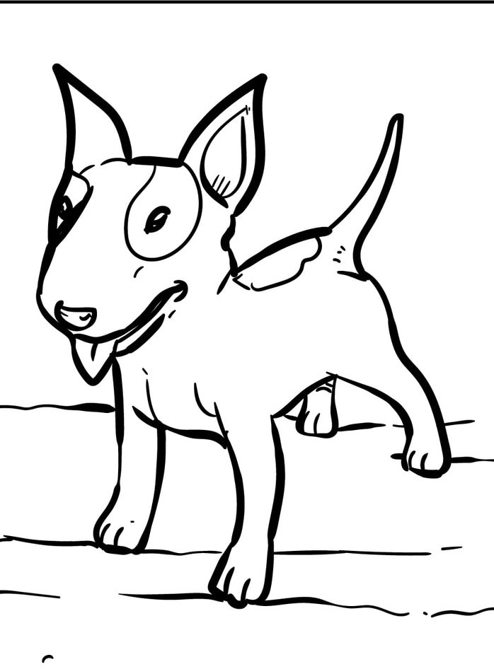 Cachorro para colorir (38)