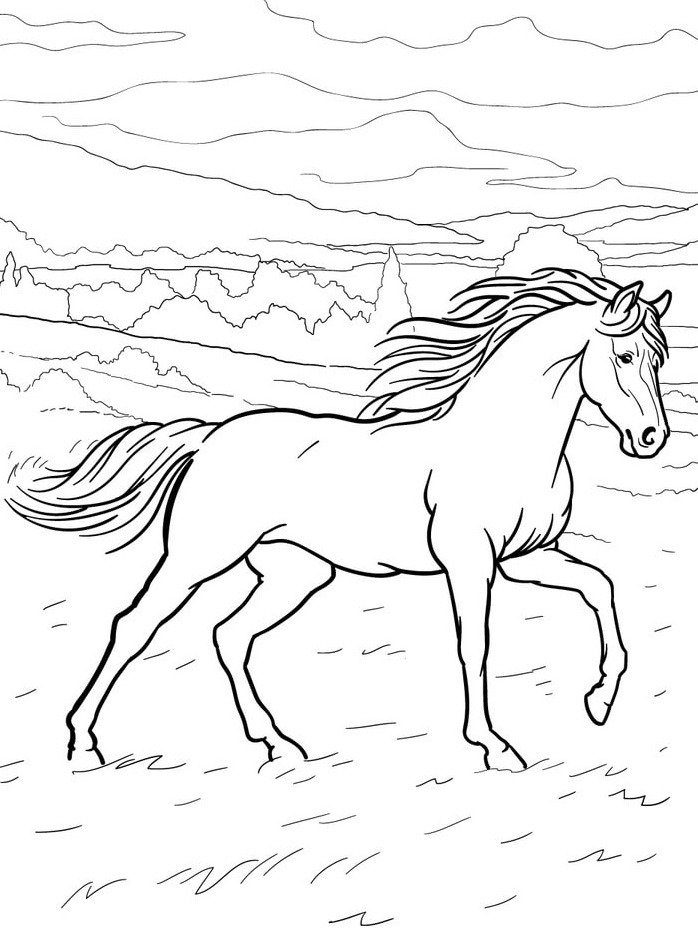 Cavalo para colorir (16)