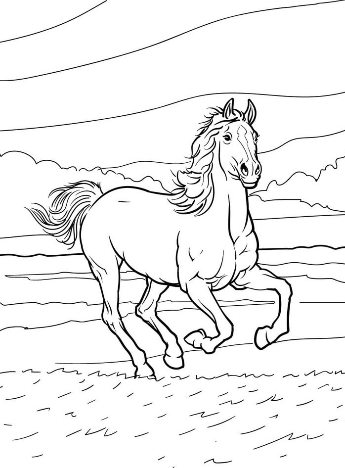 Cavalo para colorir (28)