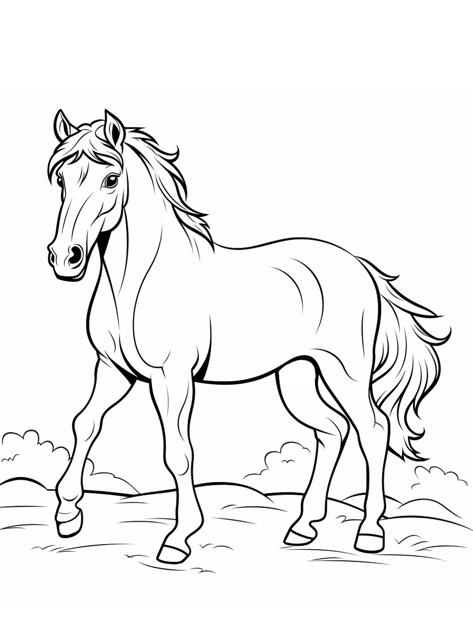 Cavalo para colorir (35)