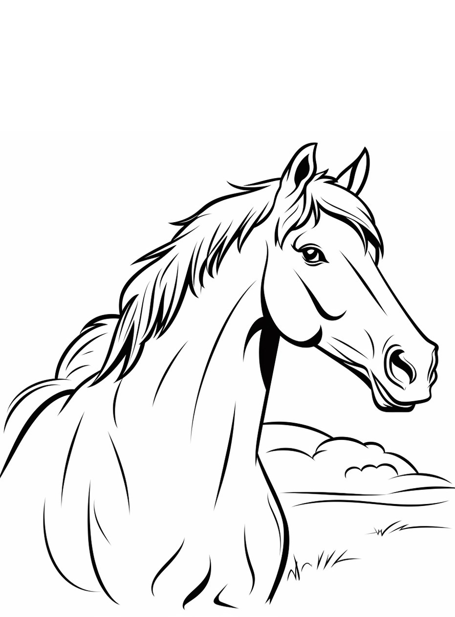 Cavalo para colorir (37)