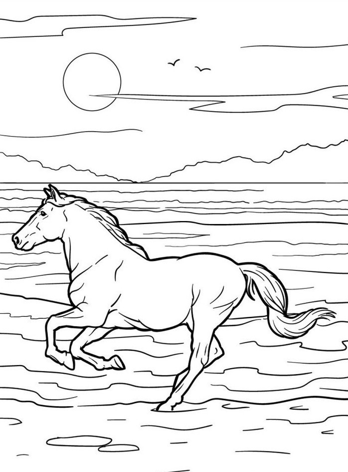 Cavalo para colorir (40)