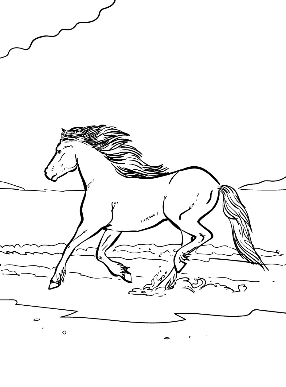 Cavalo para colorir (43)