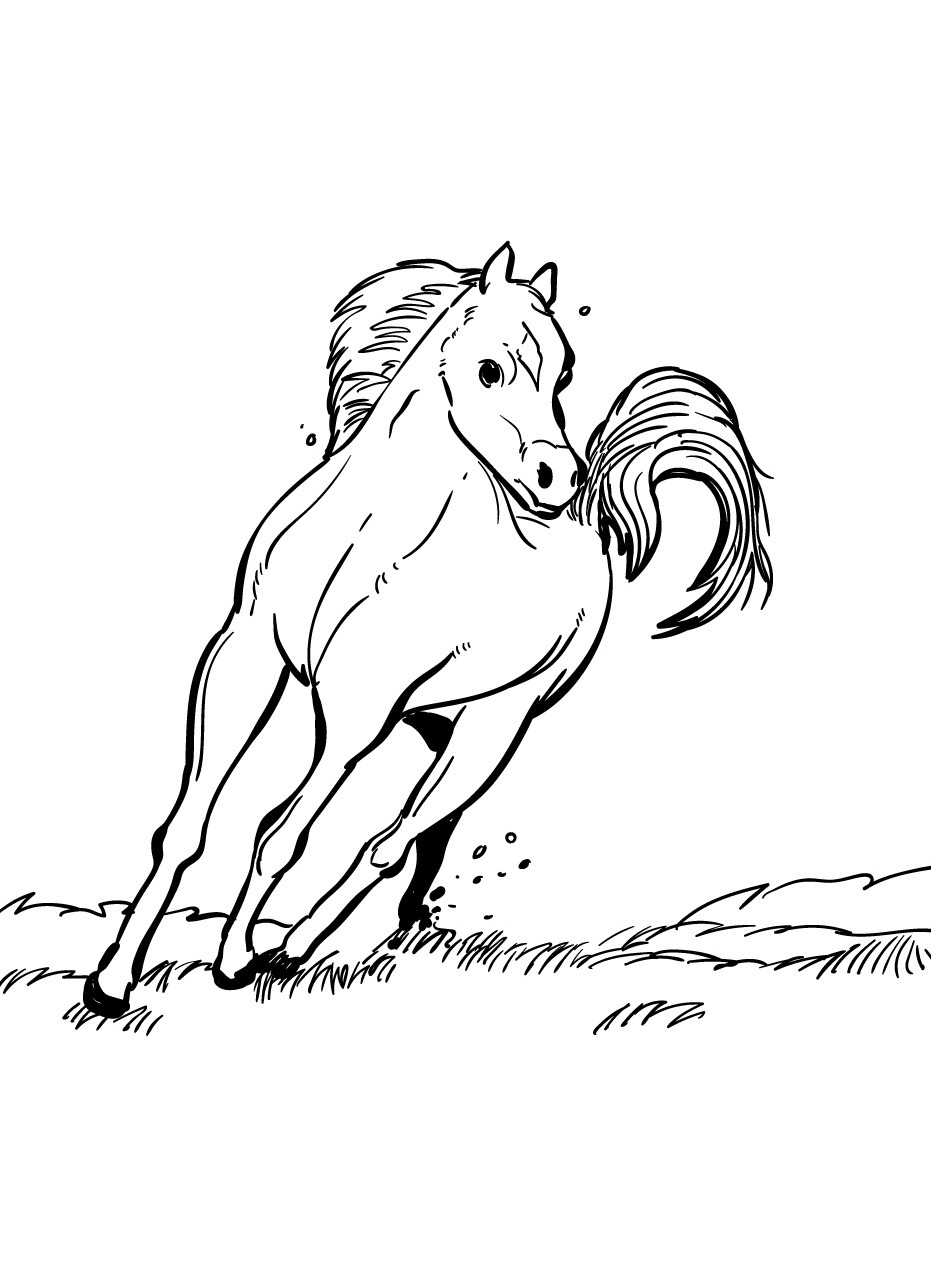 Cavalo para colorir (53)