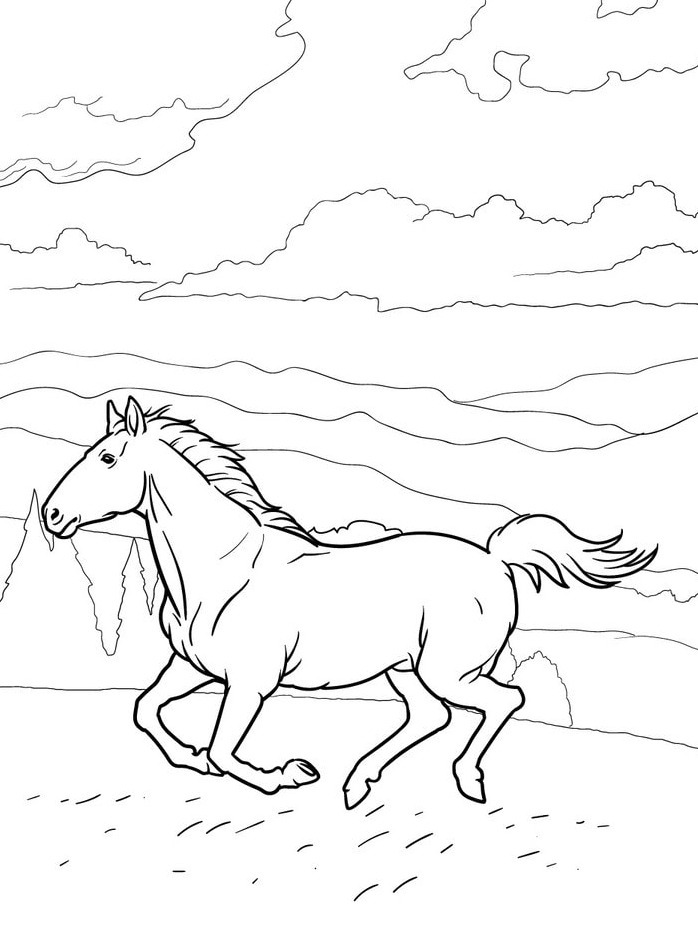 Cavalo para colorir (56)