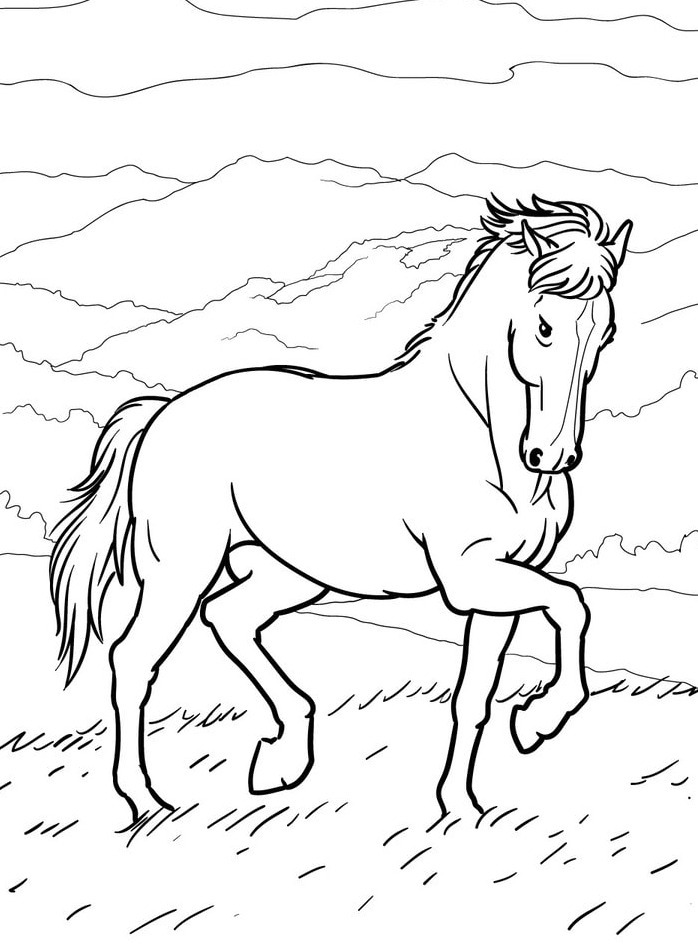 Cavalo para colorir (57)