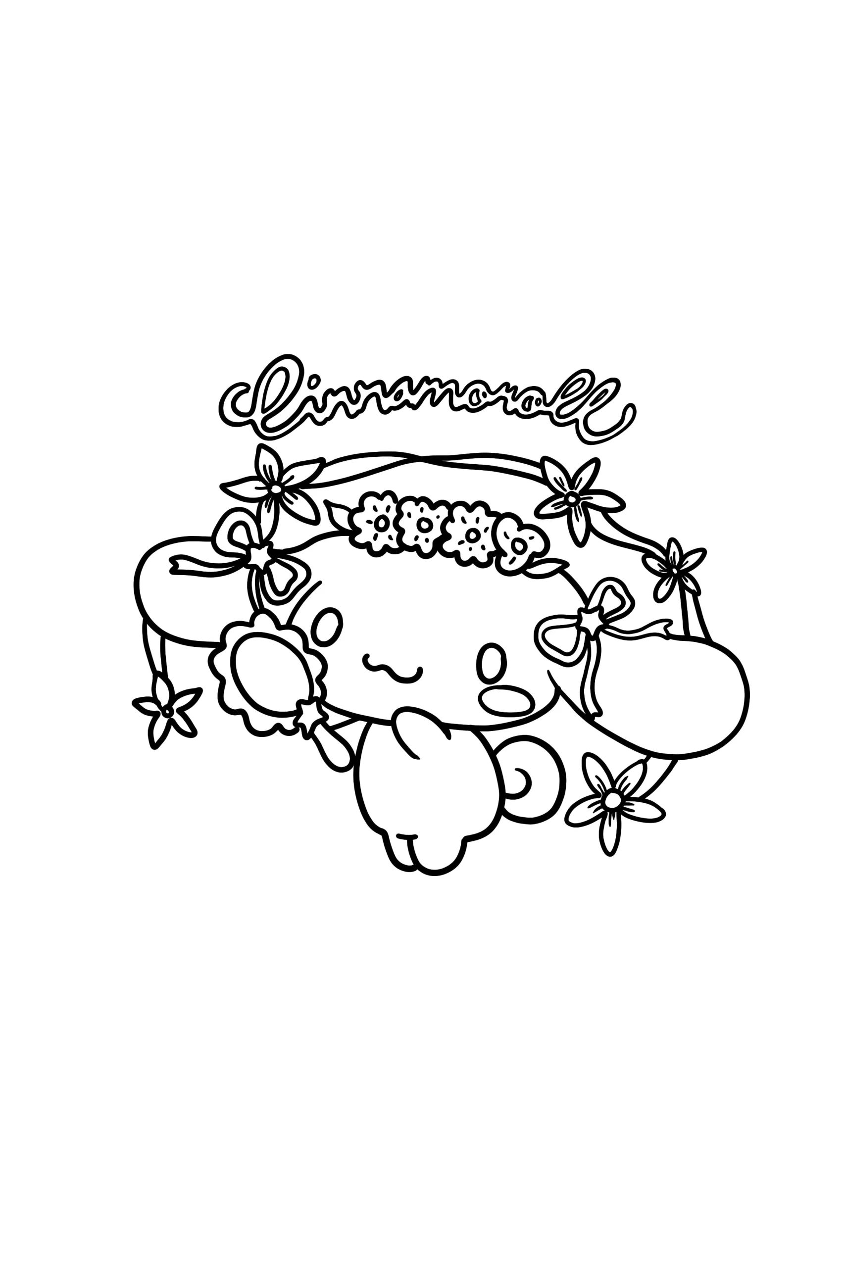 Cinnamoroll Coloring Pages