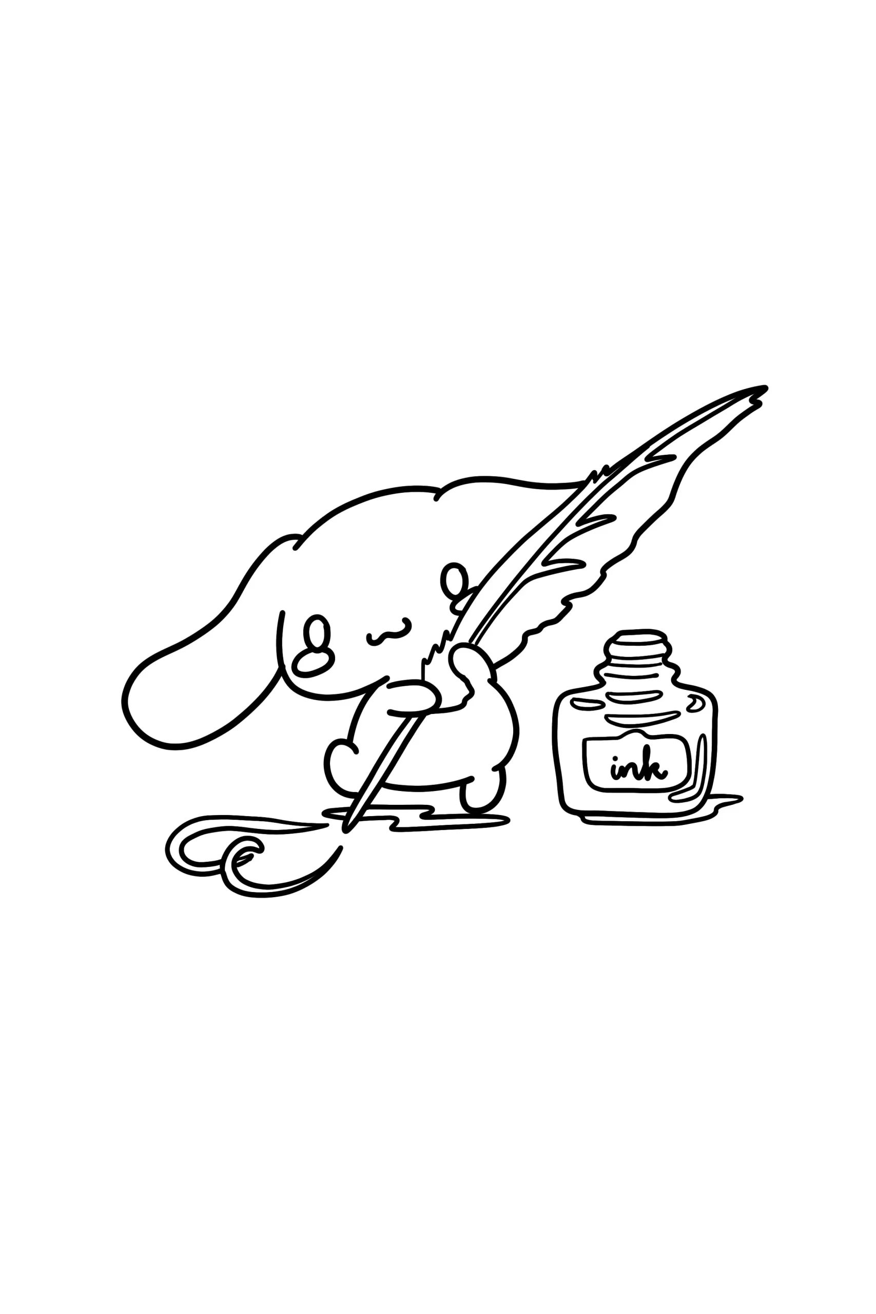 Cinnamoroll Coloring Pages