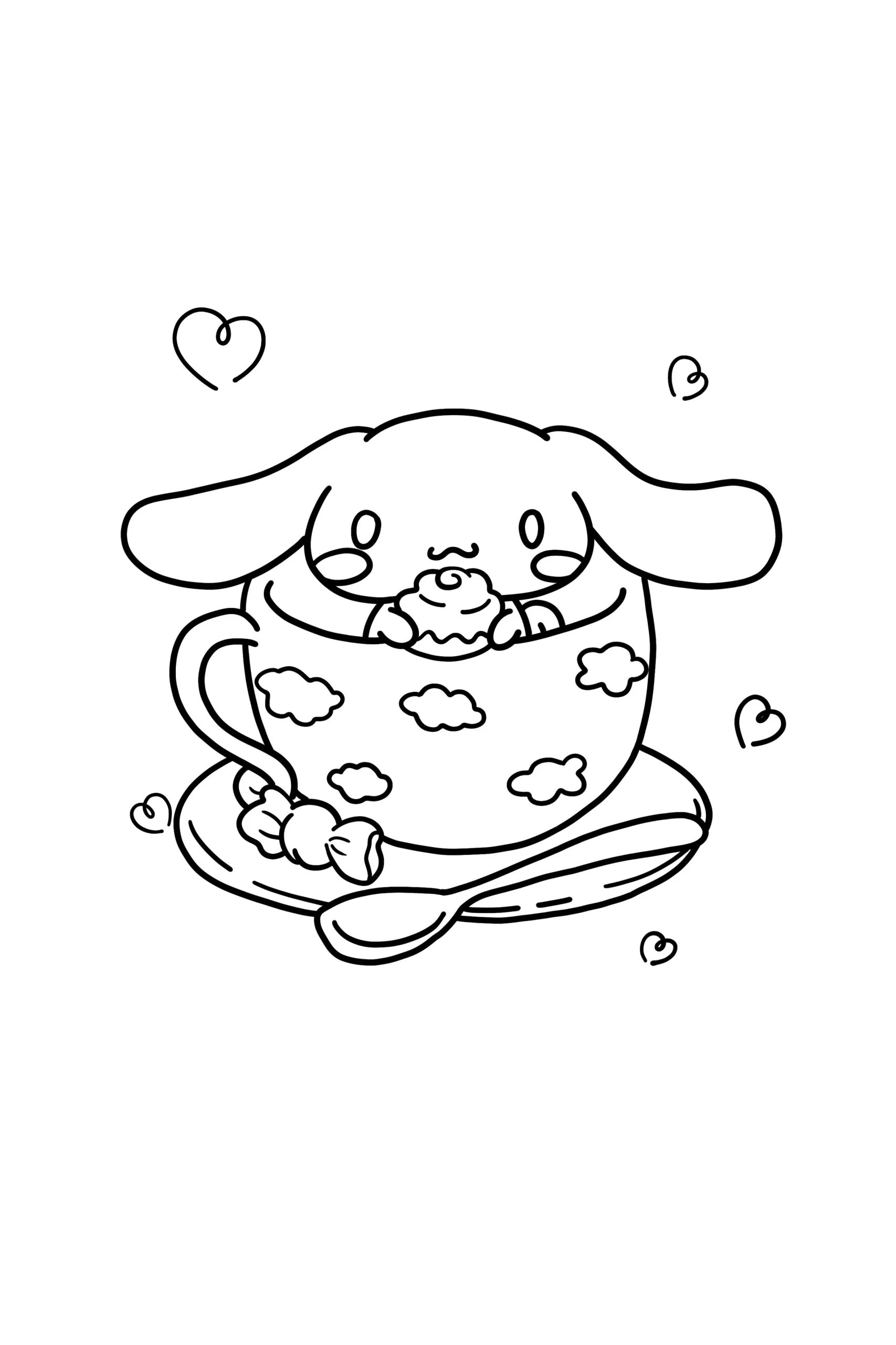 Cinnamoroll Coloring Pages