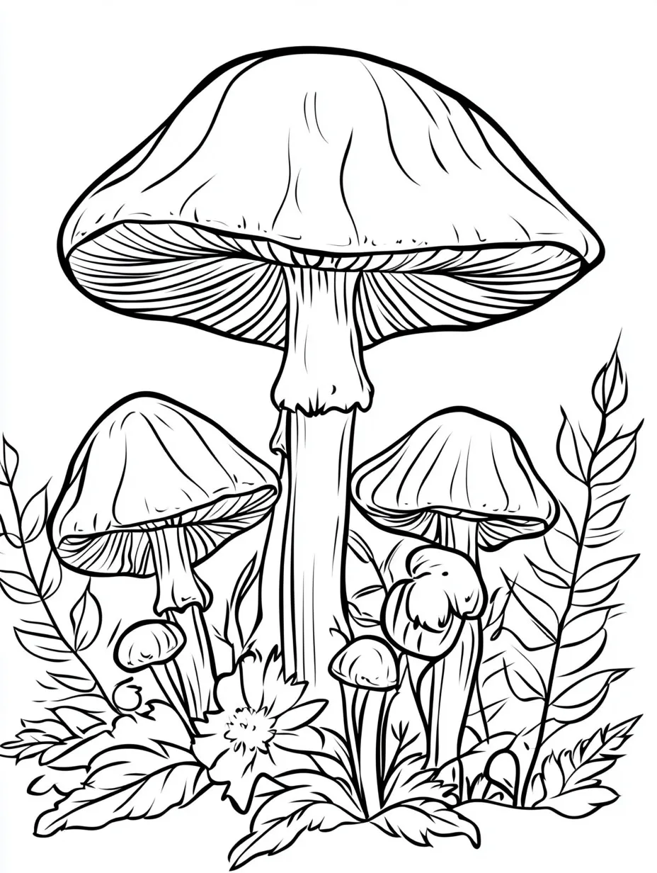 Cogumelo para colorir (15)