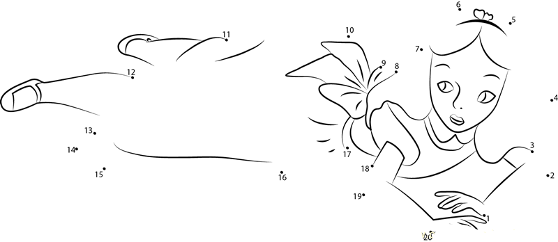Conecte os pontos Alice no País das Maravilhas (17)