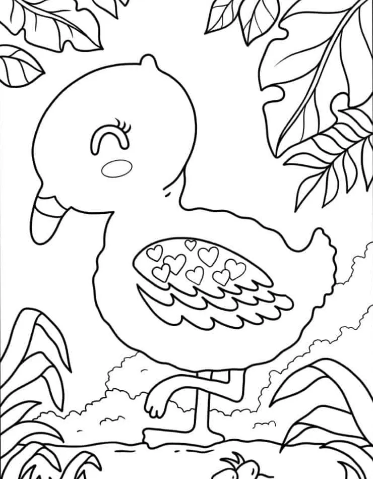 Flamingo para colorir (16)