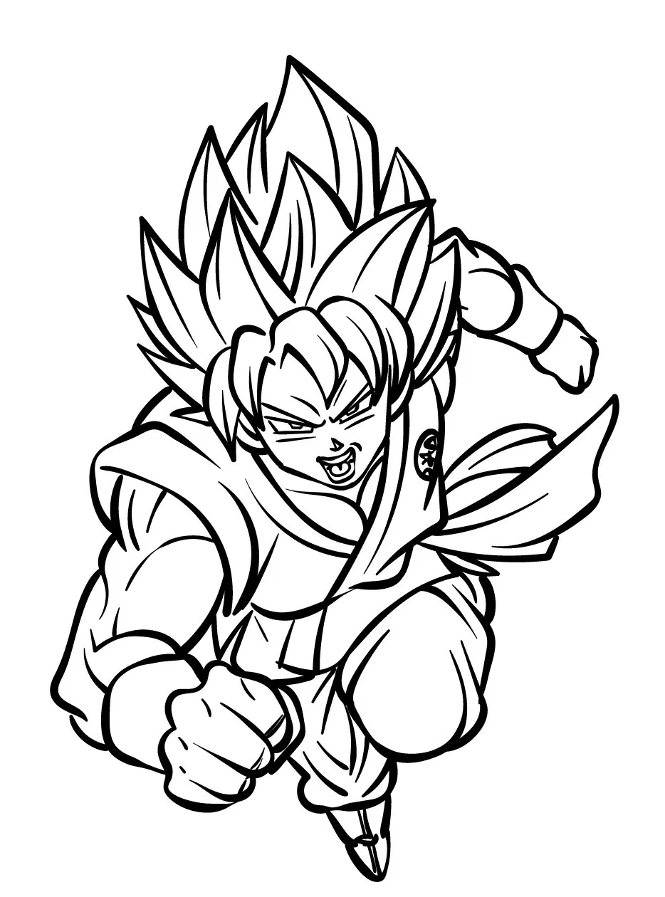 Goku para colorir (29)