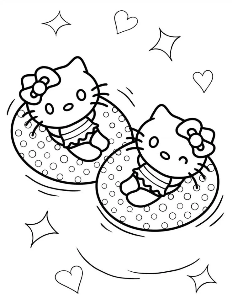 Hello Kitty para colorir (17)