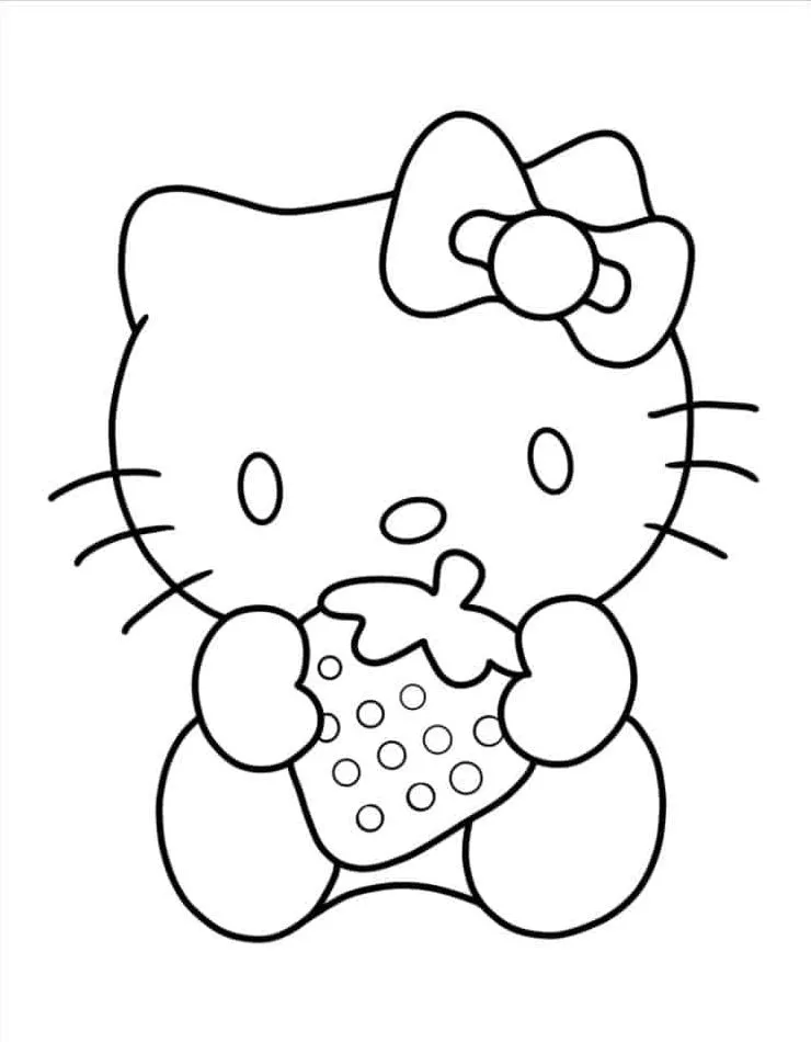 Hello Kitty para colorir (19)