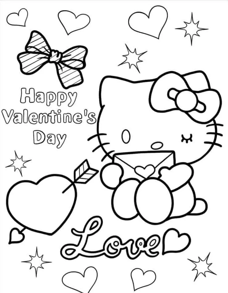 Hello Kitty para colorir (21)